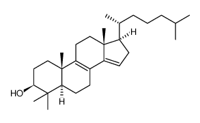 4,4-dimethylcholesta-8,14-dien-3-ol structure