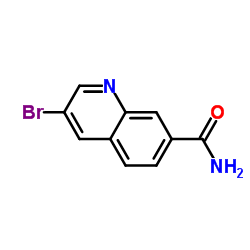 3-bromoquinoline-7-carboxamide Structure