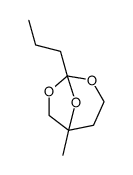 5-methyl-1-propyl-2,7,8-trioxabicyclo[3.2.1]octane Structure