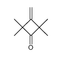 2,2,4,4-tetramethyl-3-methylenecyclobutan-1-one Structure