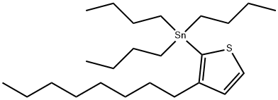 Tributyl(3-octylthiophen-2-yl)stannane Structure