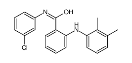 N-(3-chlorophenyl)-2-(2,3-dimethylanilino)benzamide结构式