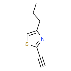 Thiazole, 2-ethynyl-4-propyl- (9CI) Structure