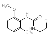 Urea, 1-(2-chloroethyl)-3-(2-methoxy-o-tolyl)- structure