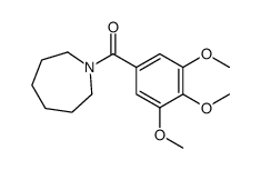 azepan-1-yl-(3,4,5-trimethoxyphenyl)methanone结构式
