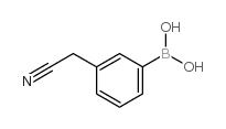 (3-(Cyanomethyl)phenyl)boronic acid Structure