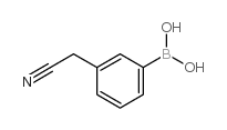 (3-(Cyanomethyl)phenyl)boronic acid structure