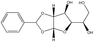 1-O,2-O-Benzylidene-α-D-glucofuranose结构式