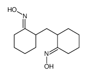 N-[2-[(2-hydroxyiminocyclohexyl)methyl]cyclohexylidene]hydroxylamine Structure