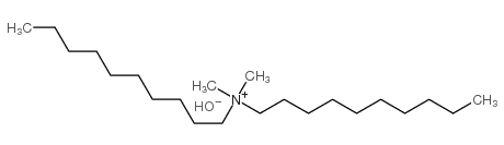 DIDECYL DIMETHYLAMMONIUM HYDROXIDE结构式