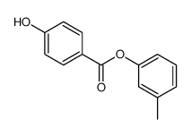 (3-methylphenyl) 4-hydroxybenzoate结构式