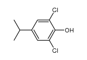 2.6-Dichlor-4-isopropyl-phenol Structure