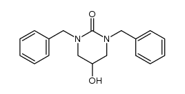 1,3-dibenzyl-1,2,3,4,5,6-hexahydro-5-hydroxypyrimidin-2-one结构式