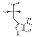 4-Hydroxy-L-tryptophan结构式
