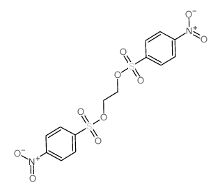 Benzenesulfonic acid,4-nitro-, 1,2-ethanediyl ester (9CI) structure