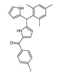 1-(4-iodobenzoyl)-5-mesityldipyrromethane结构式