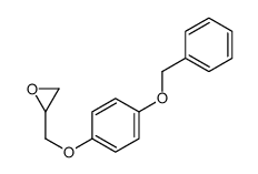 ((p-(Benzyloxy)phenoxy)methyl)oxirane结构式