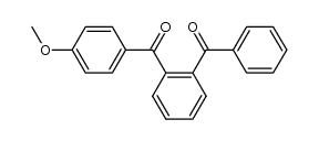 (2-benzoylphenyl)(4-methoxyphenyl)methanone Structure