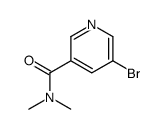 5-BROMO-N,N-DIMETHYL-3-PYRIDINECARBOXAMIDE structure