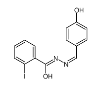 2-iodo-N'-[(4-oxocyclohexa-2,5-dien-1-ylidene)methyl]benzohydrazide结构式