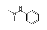 N,N-dimethyl-N'-phenylhydrazine结构式