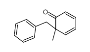 6-benzyl-6-methylcyclohexa-2,4-dien-1-one结构式
