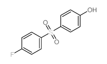 Phenol,4-[(4-fluorophenyl)sulfonyl]-结构式