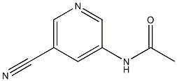 N-(5-cyanopyridin-3-yl)acetaMide结构式