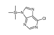 6-Chloro-9-(trimethylsilyl)-9H-purine structure