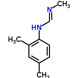 N'-(2,4-Dimethylphenyl)-N-methylformamidine Structure