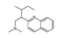 N,N-Dimethyl-β-(1-methylpropyl)-2-quinolineethanamine Structure