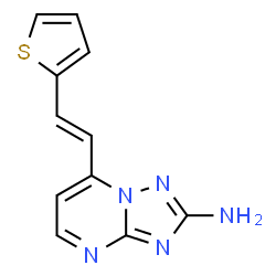 7-[2-(2-THIENYL)VINYL][1,2,4]TRIAZOLO[1,5-A]PYRIMIDIN-2-AMINE Structure