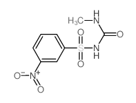 Benzenesulfonamide,N-[(methylamino)carbonyl]-3-nitro-结构式