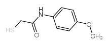 N1-(4-METHOXYPHENYL)-2-MERCAPTOACETAMIDE Structure