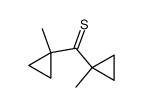 bis(1-methylcyclopropyl)methanethione Structure