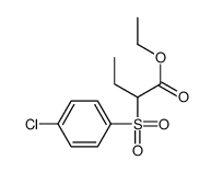 ethyl 2-(4-chlorophenyl)sulfonylbutanoate Structure