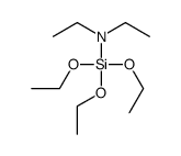 N-ethyl-N-triethoxysilylethanamine结构式