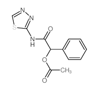 Benzeneacetamide, a-(acetyloxy)-N-1,3,4-thiadiazol-2-yl- picture