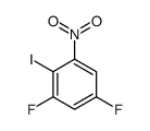 1,5-二氟-2-碘-3-硝基-苯结构式