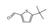5-(1,1-Dimethylethyl)thiophenene-2-carbaldehyde Structure
