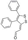 (4,5-Diphenyl-3H-1,2-dithiol-3-ylidene)acetaldehyde结构式