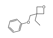 3-乙基-3-(苯氧基甲基)氧杂环丁烷结构式