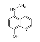 5-Hydrazino-8-quinolinol Structure