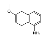 6-Methoxy-5,8-dihydro-1-naphthalenamine结构式