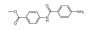 methyl 4-((4'-aminobenzoyl)amino)benzoate结构式