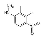 (2,3-Dimethyl-4-nitrophenyl)hydrazine结构式