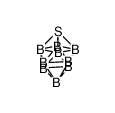 1-thia-closo-decaborane(9)结构式