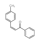 3-(4-甲基苯基)-1-苯基-丙-2-烯-1-酮结构式
