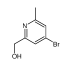 (4-bromo-6-methylpyridin-2-yl)methanol Structure