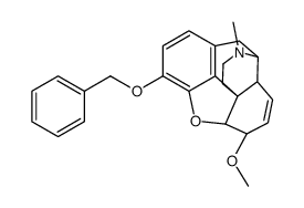 (4R,4aR,7S,7aR,12bS)-7-methoxy-3-methyl-9-phenylmethoxy-2,4,4a,7,7a,13-hexahydro-1H-4,12-methanobenzofuro[3,2-e]isoquinoline结构式